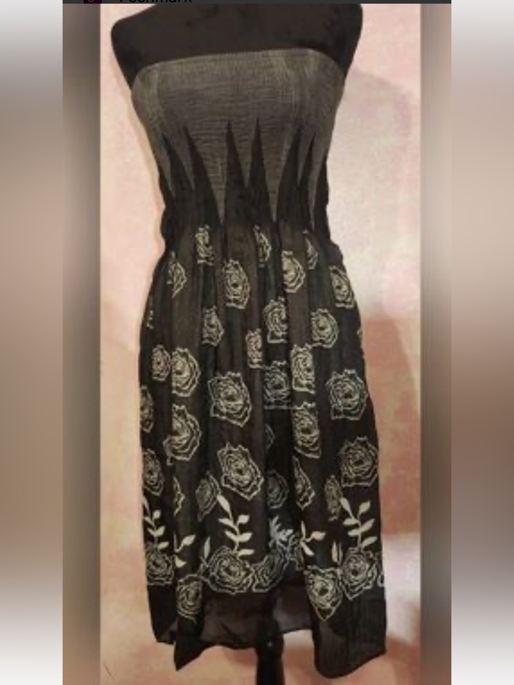 Lapis Strapless Dress Maxi Skirt - Picture 3 of 11